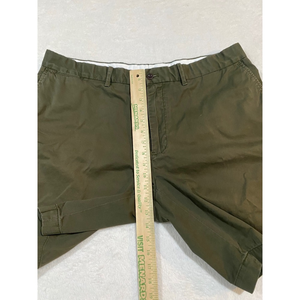 Polo Golf Ralph Lauren Mens 38 Olive Green Chino Shorts Cotton Flat Front - Picture 4 of 10